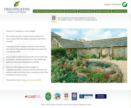 Tregongeeves Farm Cottages - Self Catering Holiday Accommodation in Cornwall